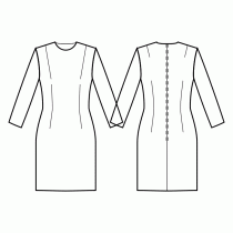 连衣裙基本缝纫图案PDF
