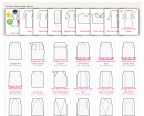 Creating a sewing pattern by choosing design elements