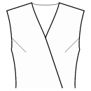 Robe Patrons de couture - Pinces devant: emmanchure