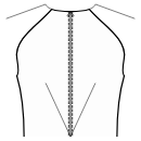 Блузка Выкройки для шитья - Вытачка спинки в центр талии