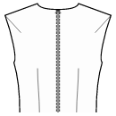 Jumpsuits Sewing Patterns - Back end of shoulder and waist darts