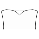 Блузка Выкройки для шитья - Высокая лодочка в форме сердца