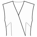 Vestido Patrones de costura - Pinzas delanteras: francesas / talle