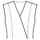 Kleid Schnittmuster - Abnäher an Schulter und Taille