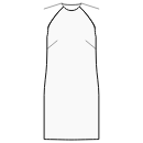 Dress Sewing Patterns - Chemise (no waist darts, straightened side seams)