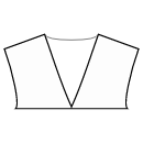 ドレス 縫製パターン - 深いネックライン