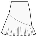 ドレス 縫製パターン - ダーシー（膝下）