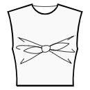 ドレス 縫製パターン - ボウA
