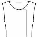 Kleid Schnittmuster - Bequemer Ausschnitt, Wickel mit gerader Ecke