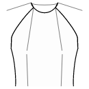 Kleid Schnittmuster - Abnäher an Ausschnitt und Taille
