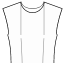 Блузка Выкройки для шитья - Вытачки полочки - в верх горловины и талиевая
