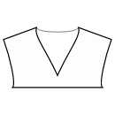ジャンプスーツ 縫製パターン - Vネックライン