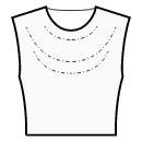 Блузка Выкройки для шитья - Горловина-качель
