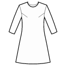 ドレス 縫製パターン - Aラインドレス