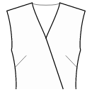 Vestido Patrones de costura - Pinzas delanteras: francesas