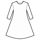 Платье Выкройки для шитья - Платье-колокол