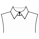 Tute Cartamodelli - Pointed collar with stand