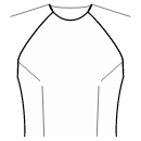 连衣裙 缝纫花样 - 袖窿和腰部的飞镖