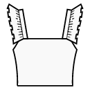 Robe Patrons de couture - Bretelles avec volants froncés