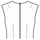 Блузка Выкройки для шитья - Талиевая и плечевая вытачки на спинке