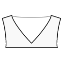 Блузка Выкройки для шитья - Глубокий V-образный широкий вырез