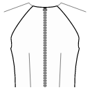 Dress Sewing Patterns - Back design: darts options for raglan