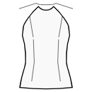 Блузка Выкройки для шитья - Прямая юбка