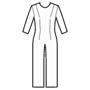 Jumpsuits Sewing Patterns - Regular armholes