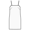 Dress Sewing Patterns - Chemise (no waist darts, straightened side seams)
