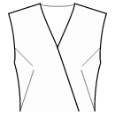 Kleid Schnittmuster - Abnäher am Armloch und Taillenseite