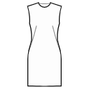 Платье Выкройки для шитья - Прямая юбка