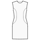 ドレス 縫製パターン - サイドインセット