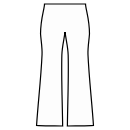Pantalones Patrones de costura - Pantalones godet