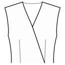 Robe Patrons de couture - Pinces devant: taille