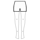 Pantalones Patrones de costura - Longitud mini