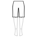 Pantalones Patrones de costura - Longitud de la rodilla