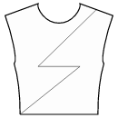 Jumpsuits Sewing Patterns - Lightning dart shoulder to side waist