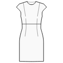 Kleid Schnittmuster - Kleid mit hoher Taille