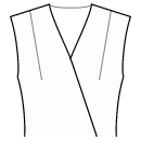 Vestido Patrones de costura - Pinzas delanteras: hombro