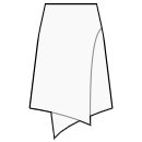 Falda Patrones de costura - Faldas de diseñador