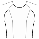 Платье Выкройки для шитья - Дизайн полочки: рельефные швы