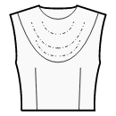 Блузка Выкройки для шитья - Кокетка-качель