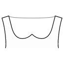 Блузка Выкройки для шитья - Глубокая горловина с острым выступом