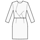 连衣裙 缝纫花样 - 带有标准袖孔的创意连衣裙