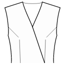 Robe Patrons de couture - Pinces devant: emmanchure / taille
