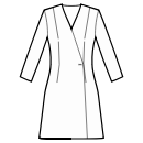 Robe Patrons de couture - Pas de couture à la taille, robe en forme de A