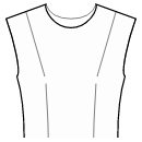 Блузка Выкройки для шитья - Вытачки полочки - плечевая и талиевая