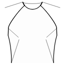 连衣裙 缝纫花样 - 袖窿和腰部的飞镖