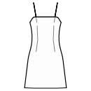 Платье Выкройки для шитья - Расклешенная юбка, неотрезная по линии талии