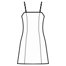 Платье Выкройки для шитья - Юбка 6 клиньев, неотрезная по линии талии